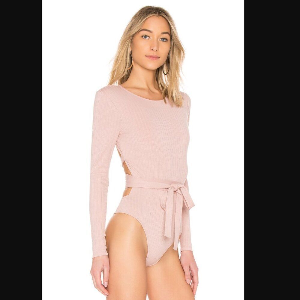 NWT Revolve x Privacy Please Richmond Bodysuit in Ballet Pink | Size XXS